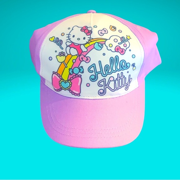 Hello Kitty Pink and Purple Cap NWT - Picture 1 of 4